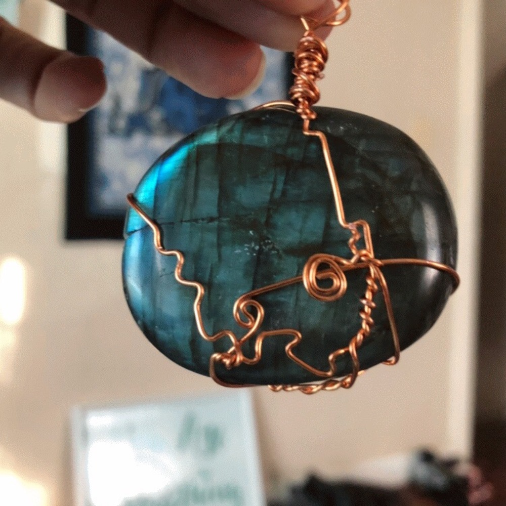 Custom Copper wrap removable cages